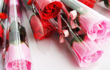 Douilles simples de Rose d'OPP d'enveloppe florale transparente claire de fleur pour des cadeaux/mariage