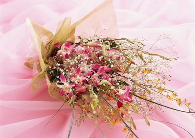 Beaux tissu d'emballage de fleur d'organza/feuille d'organza pour la décoration d'emballage de fleur